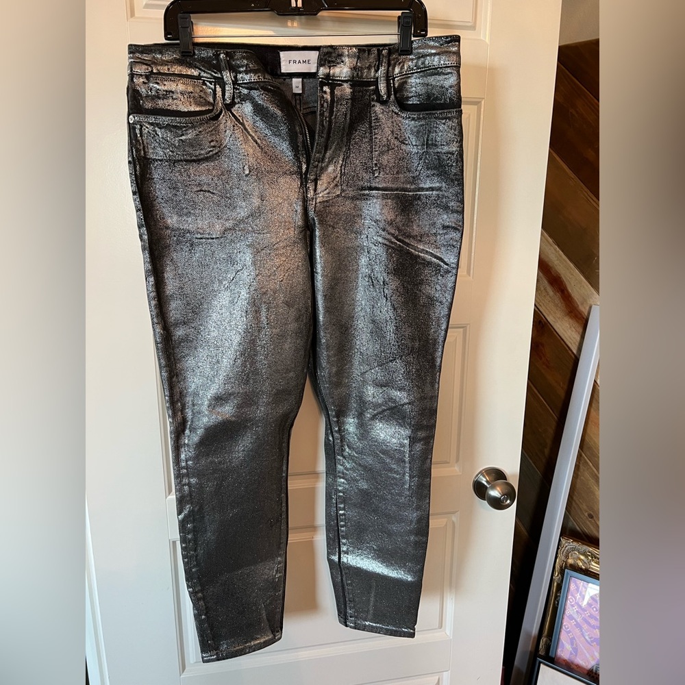 Frame Jeans Metallic/Black